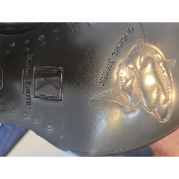 King Exotic US10.5 BLACK GENUINE SHARK Western Boot Dubai Square Toe D 479F0905 main image 4